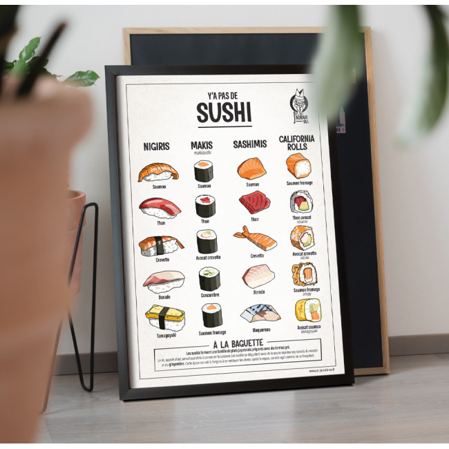 Affiche - Y'a pas de sushi